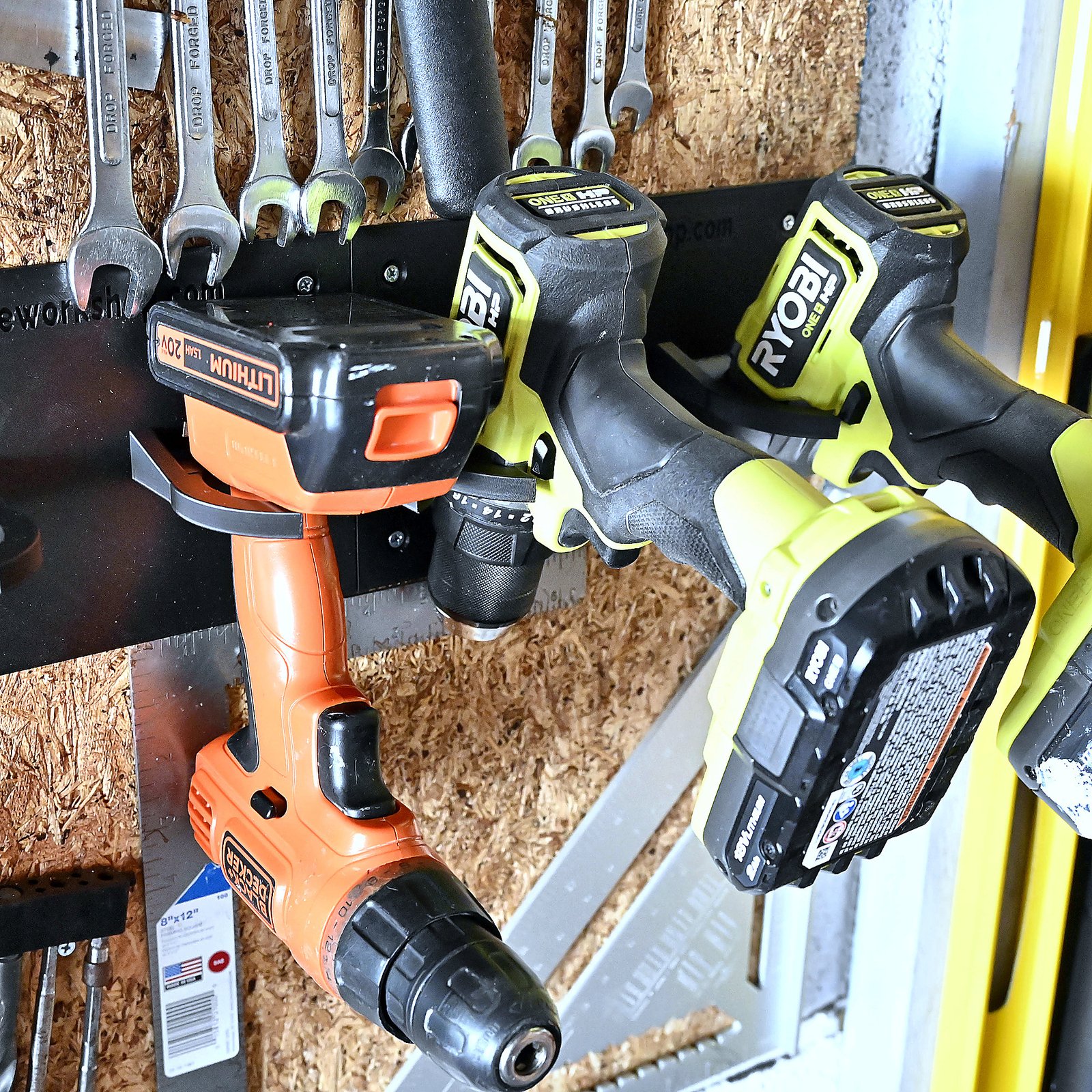 Custom 3D Printed Cordless Drill Holder Wall Mount – product view 5