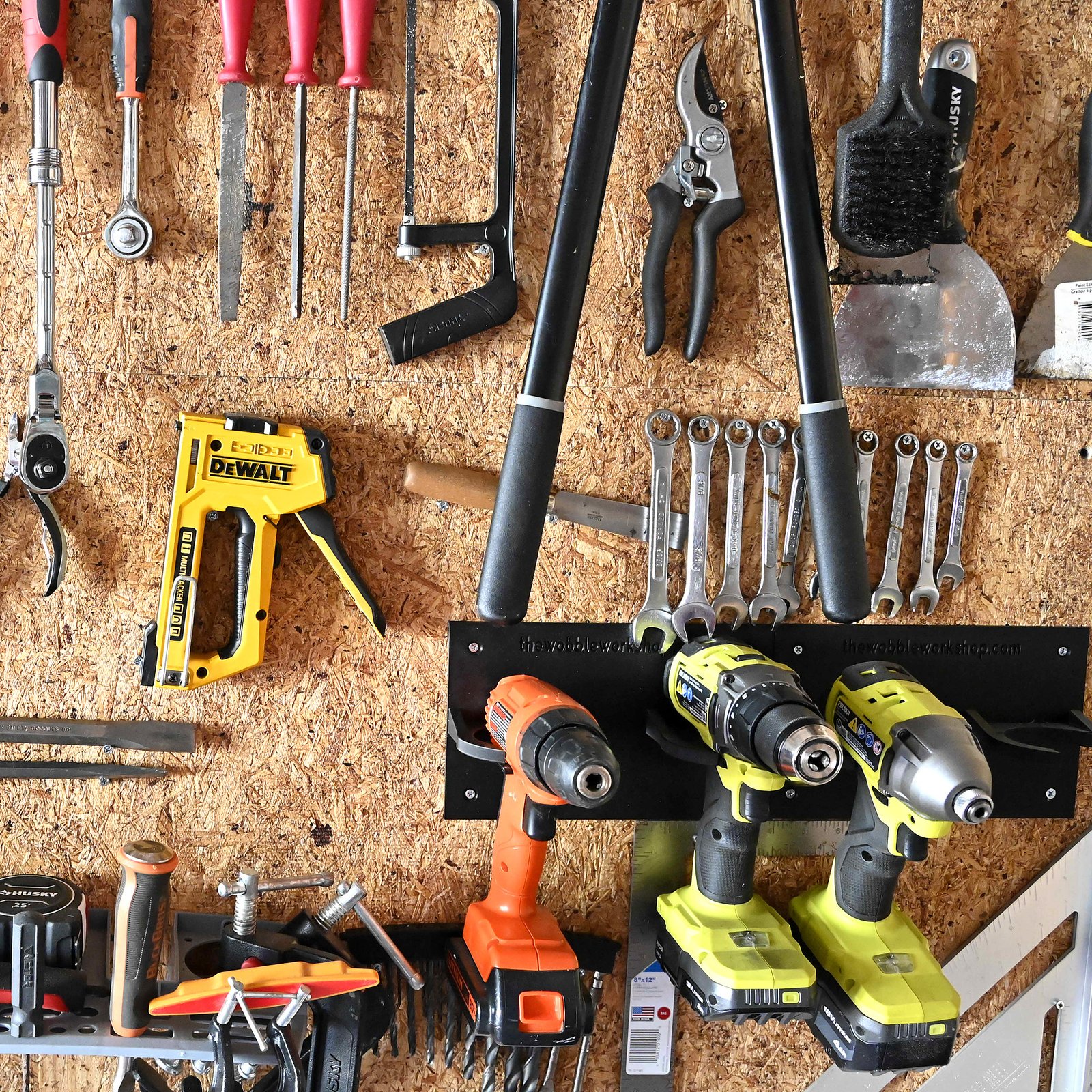 Custom 3D Printed Cordless Drill Holder Wall Mount – product view 6