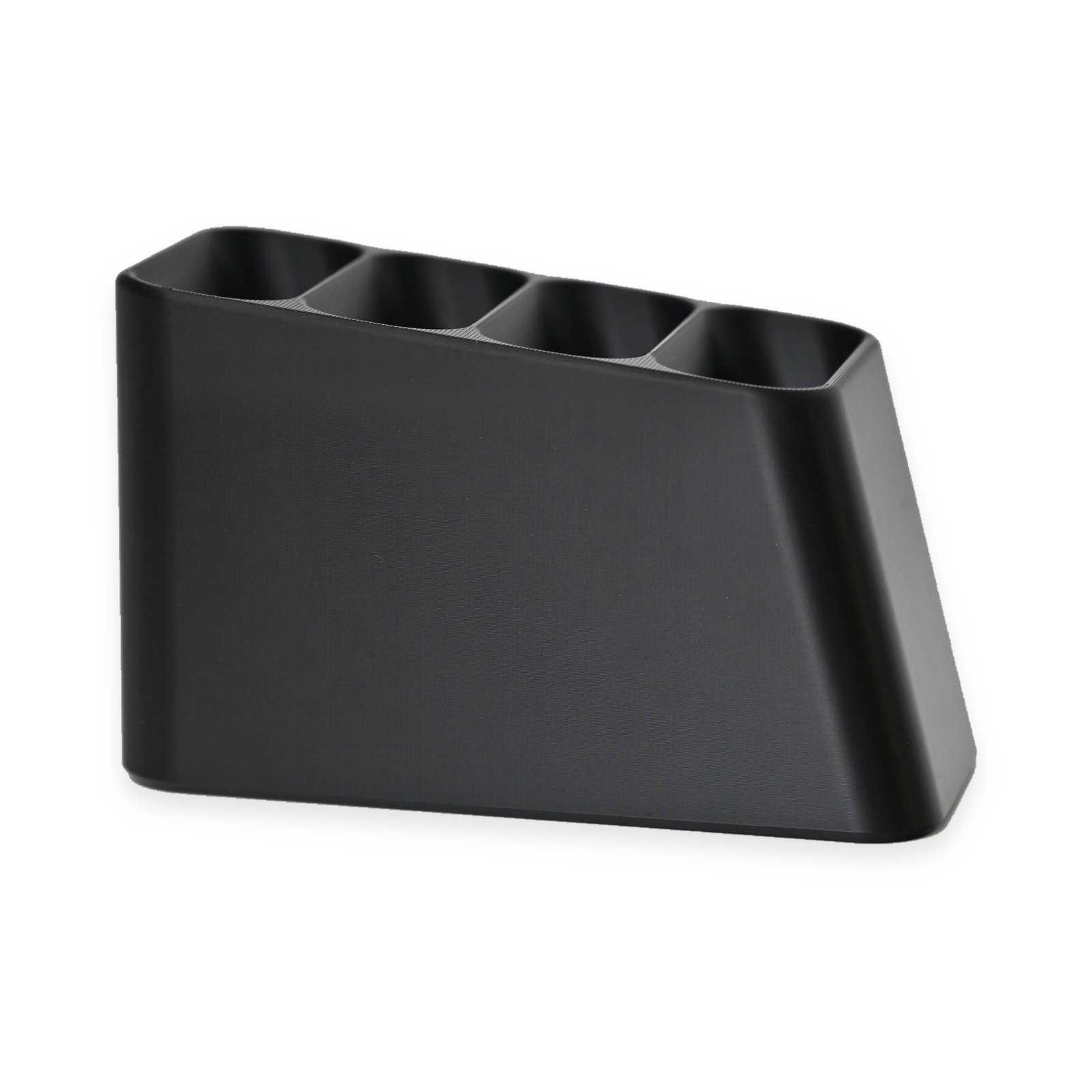 3D Printed 4-Slot Remote Holder & Desk Organizer – product view 6