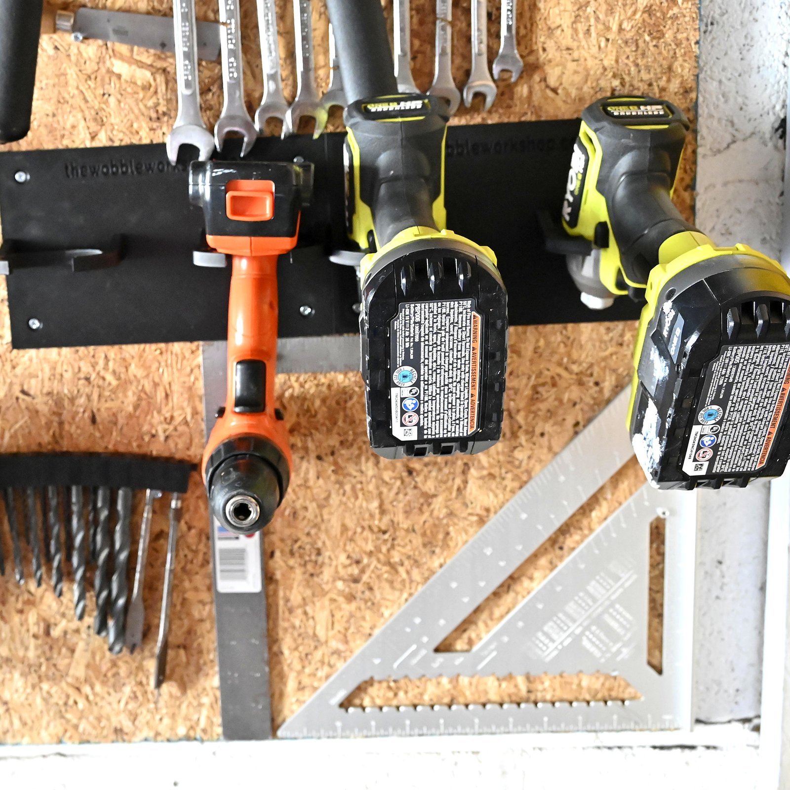 Custom 3D Printed Cordless Drill Holder Wall Mount – product view 10