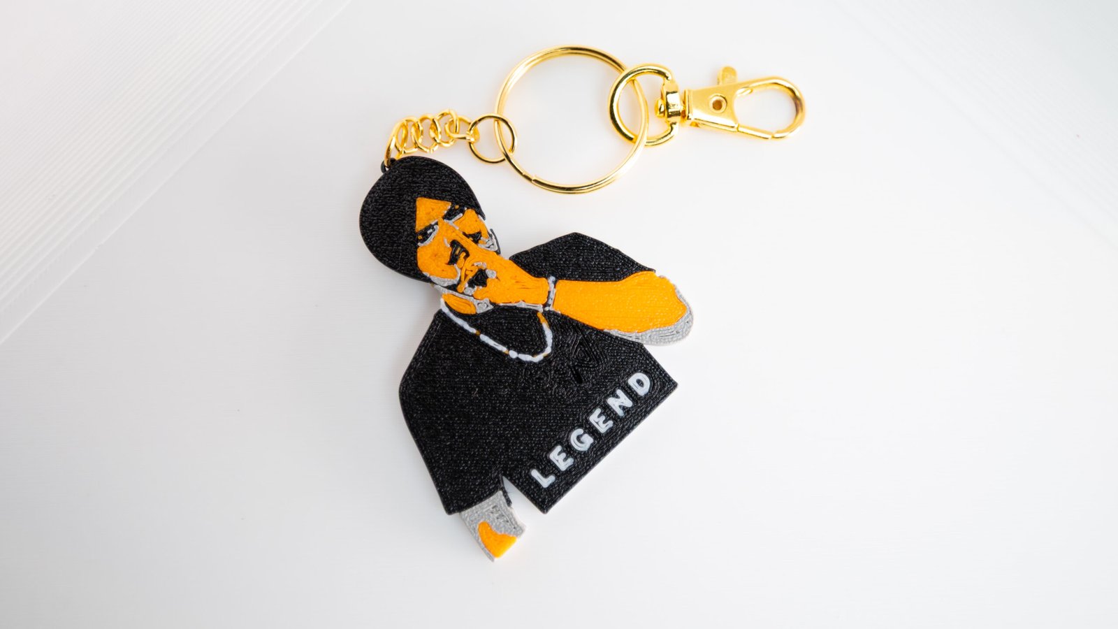 Sidhu Moosewala Legend 3D Printed Keychain – product view 3