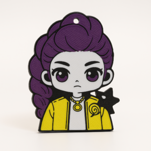 Rumi 3D Printed Keychain – Custom Gift
