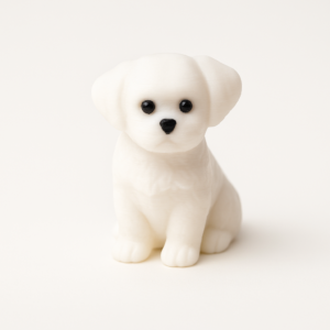 Mini 3D Printed Puppy Desk Pet & Keychain