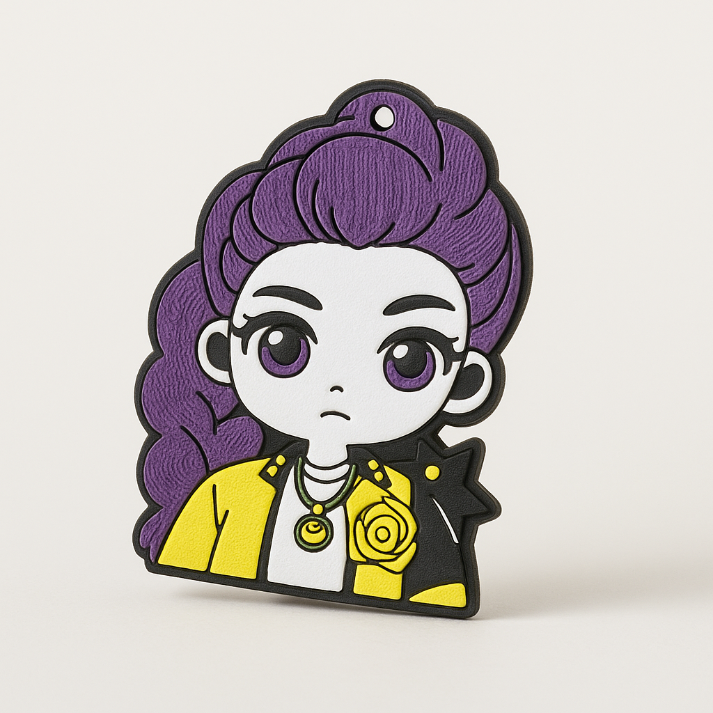Rumi 3D Printed Keychain – Custom Gift – product view 2