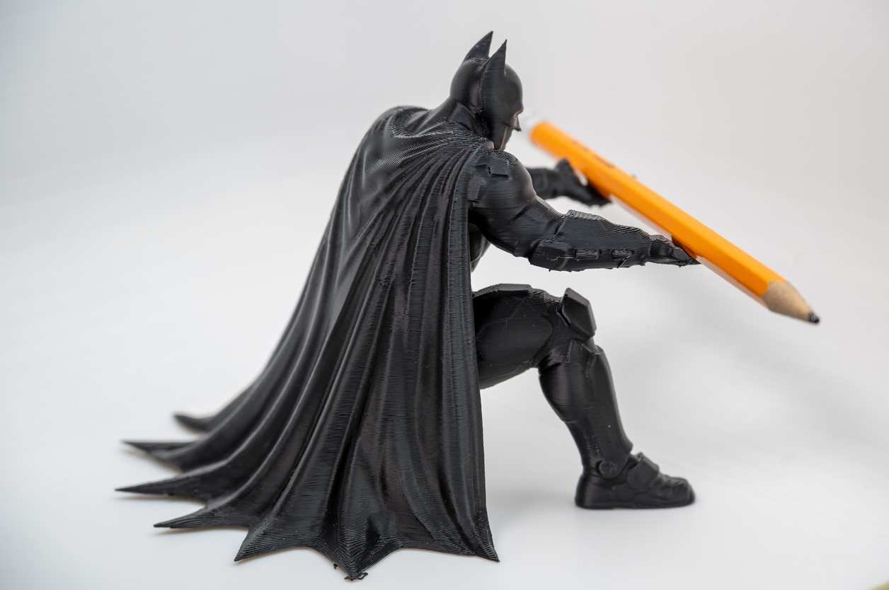 Bat Inspired Pen Holder – 3D Printed PLA Desk Figure