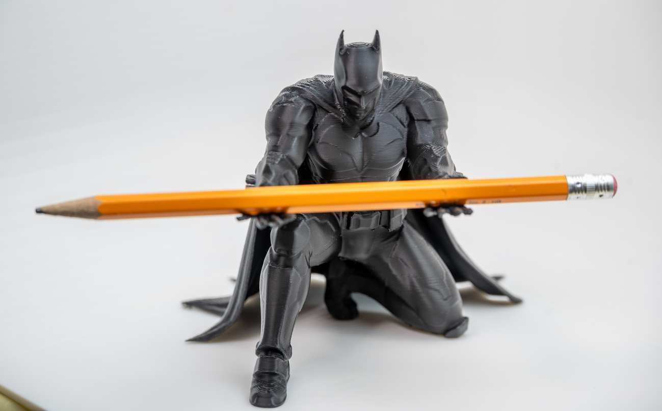 Bat Inspired Pen Holder – 3D Printed PLA Desk Figure