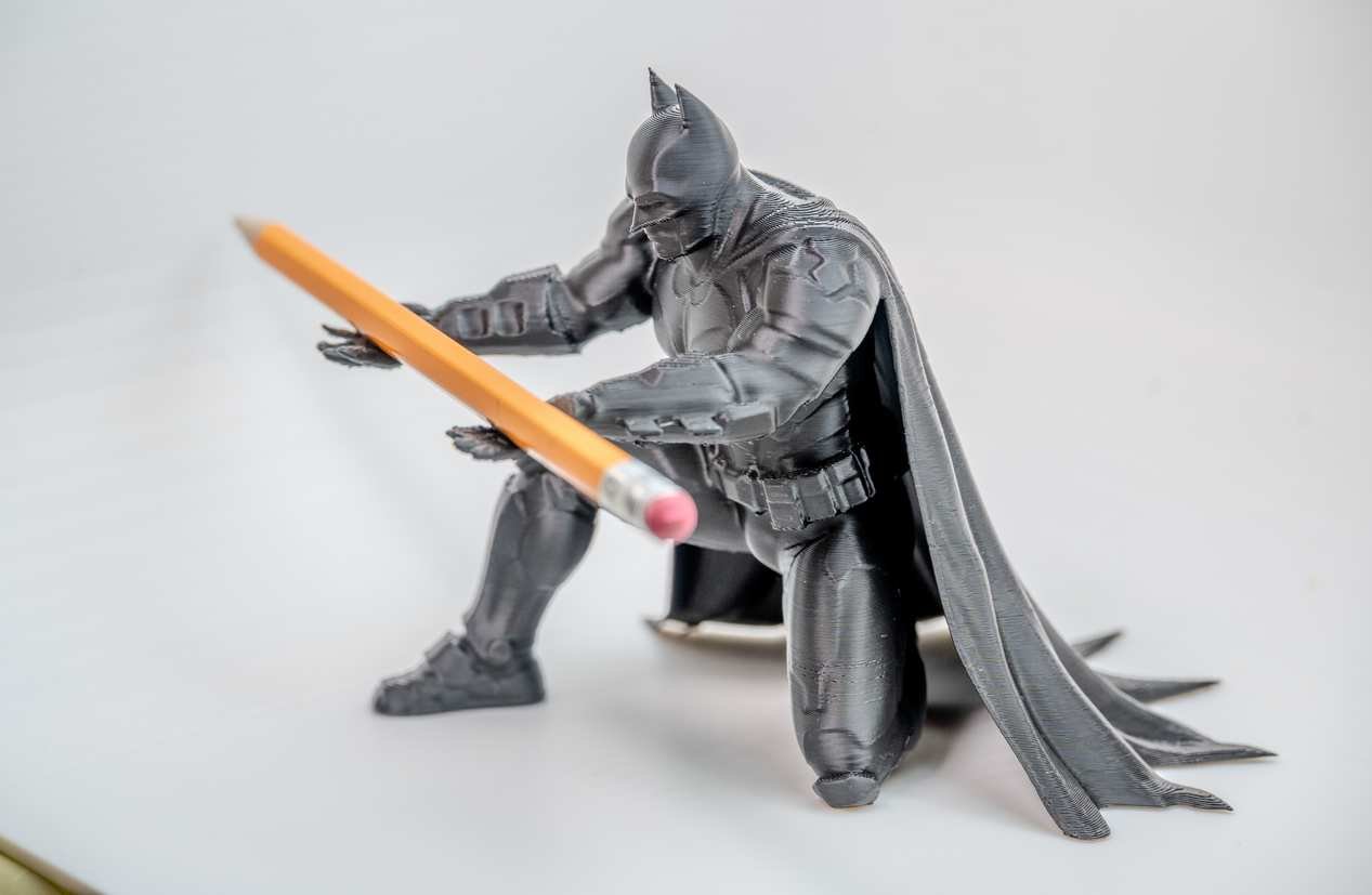Bat Inspired Pen Holder – 3D Printed PLA Desk Figure