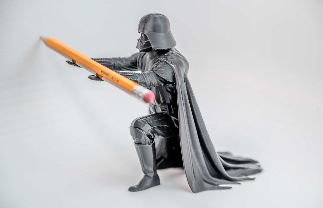 Darth Vader Pen Holder – 3D Printed Desk Organizer