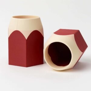 pencil shaped pen holder big size desk organizer standing upright