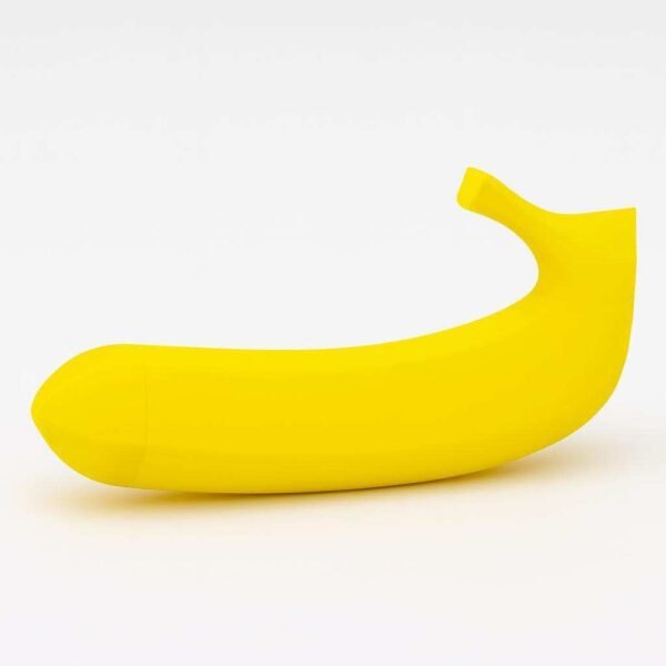 Retractable banana sword prop closed, banana shell view
