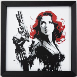 Red-Haired Spy Wall Art – Panel