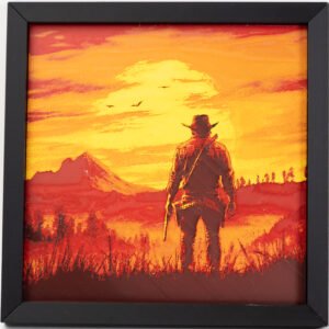 Cowboy Wall Art – The Dead Red Scene