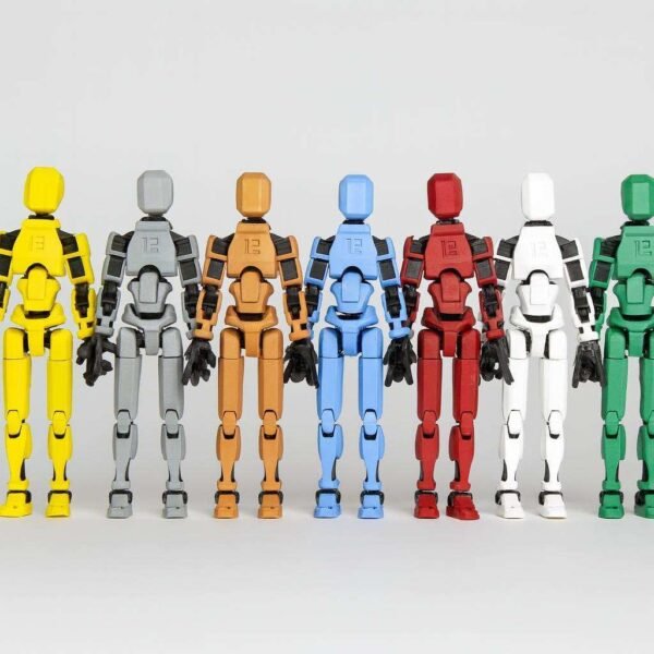 3D Printed Articulated Dummy 300 – Poseable Desk Toy