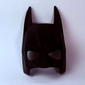 Batman mask for kids 3D printed PLA costume prop in black