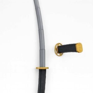Collapsible Katana Cosplay Prop 3D printed in PLA with collapsing segmented blade